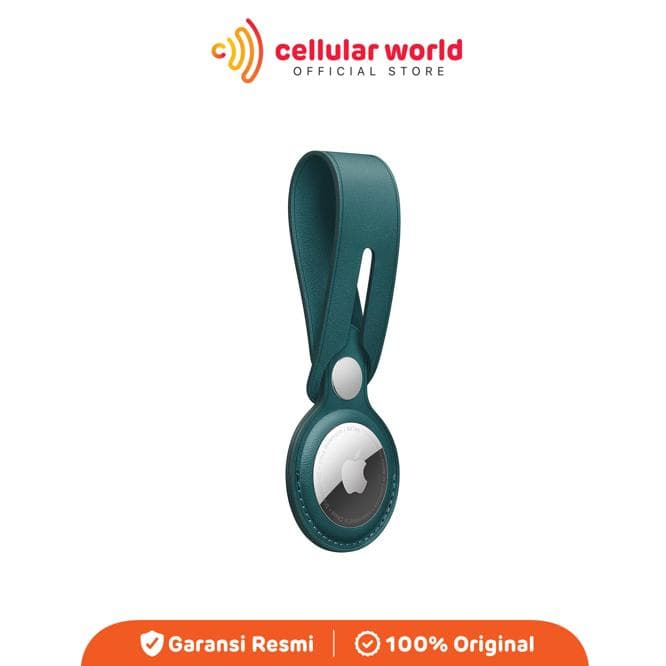 Apple AirTag Leather Loop - Forest Green Garansi Resmi