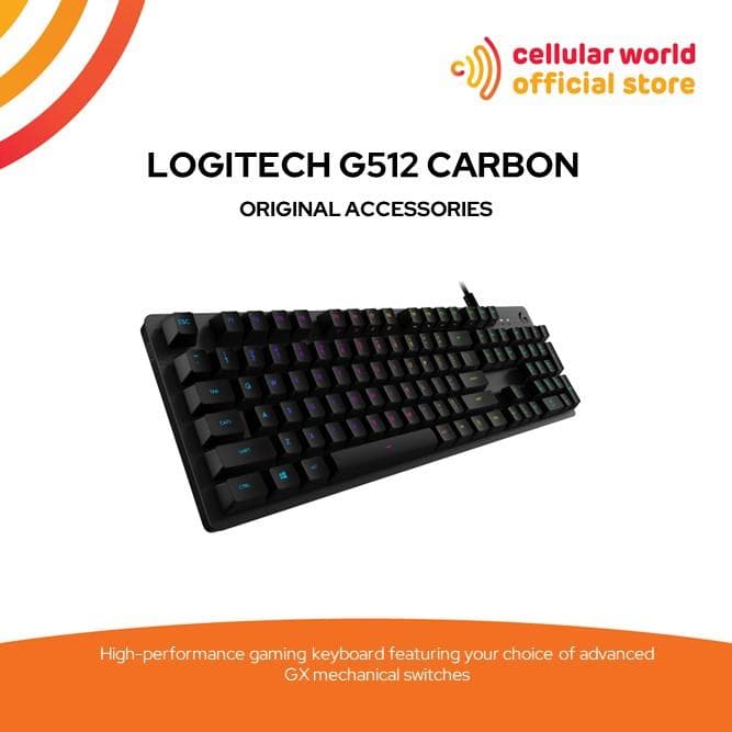 Keyboard Gaming Logitech G512 Carbon - Garansi Resmi Indonesia