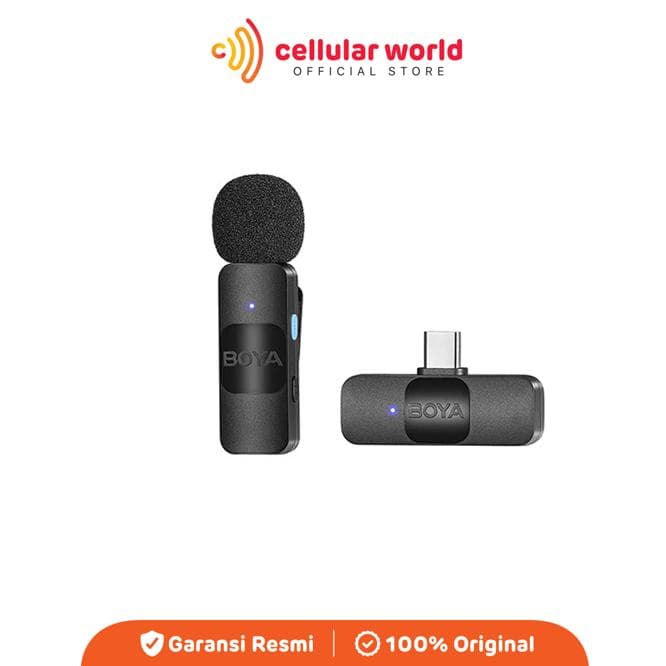 Boya By-V10 Microphone Tipe C - Black [Garansi Resmi]