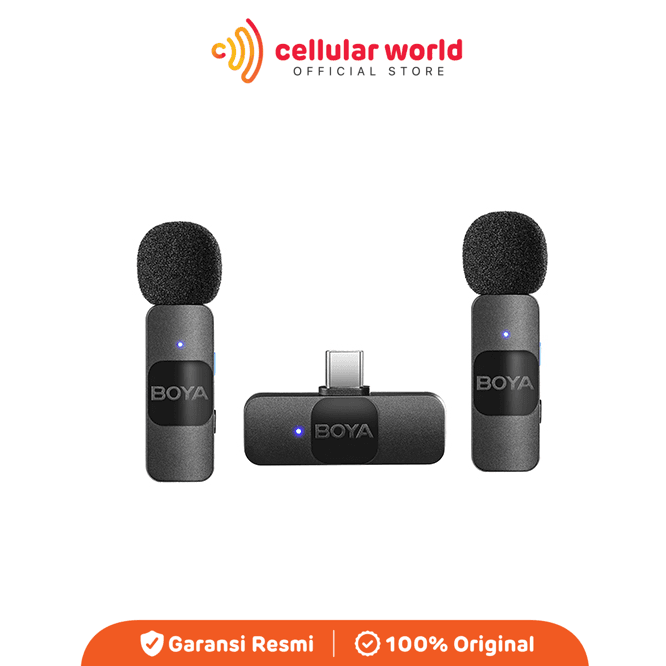 Boya BY-V20 Microphone Tipe C-Black [Garansi Resmi]
