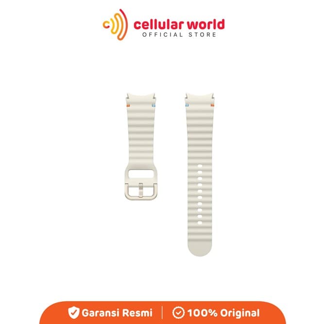 Samsung Watch7 Strap Sport Band M/L - White [Garansi Resmi]
