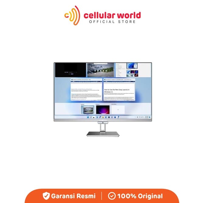 Advan All in One PC AIO A-8S2 core i3 1215U 8/256GB windows 11 Home - Silver [Garansi Resmi]