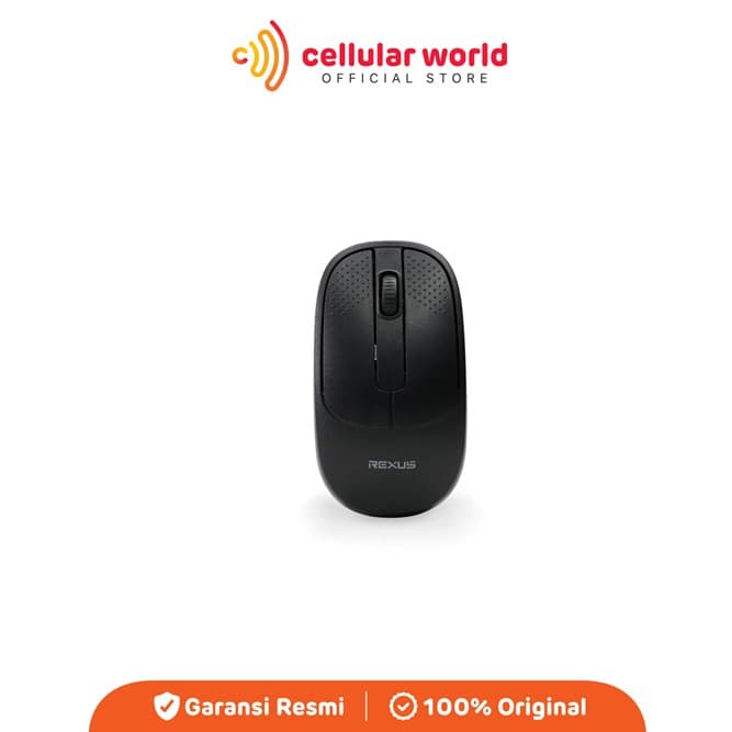 Rexus Q5 Mouse Wireless Office 3D - Black [Garansi Resmi]