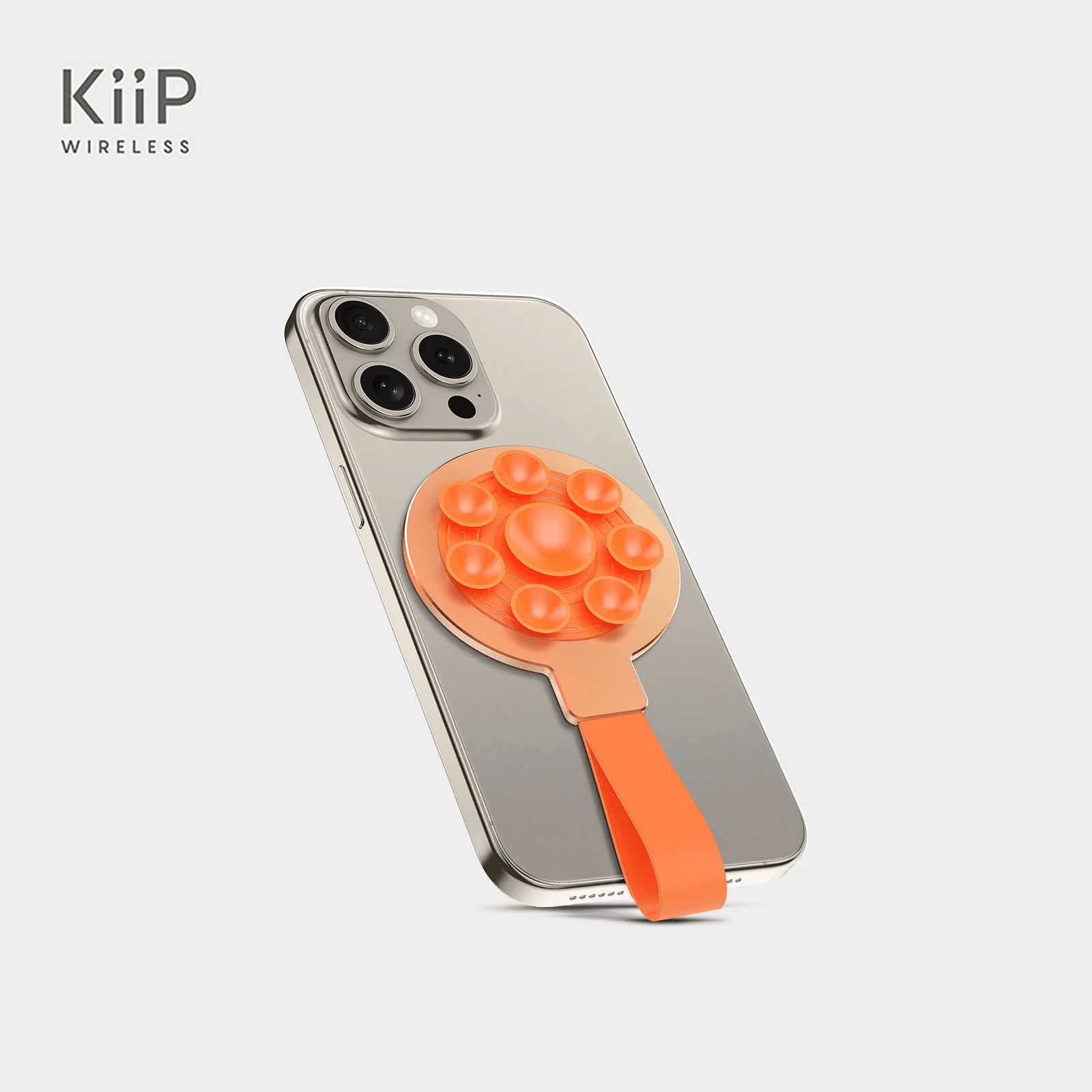 KiiP M3C Magnetic Phone Holder Wireless With Suction Cup [Garansi Resmi] 2