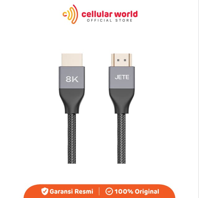 Jete X8 Kabel Multimedia HDMI to HDMI 8K 2meter [Garansi Resmi]