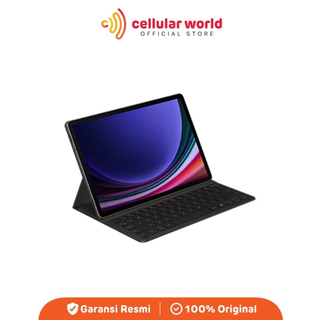 Book Cover Keyboard AI Slim- Black Samsung Galaxy Tab S9/S9FE/S10FE/S10 LITE - Black