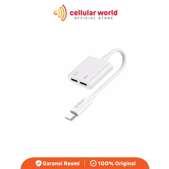 Olike ATC3 Adapter Audio Converter 2IN1-White [Garansi Resmi]