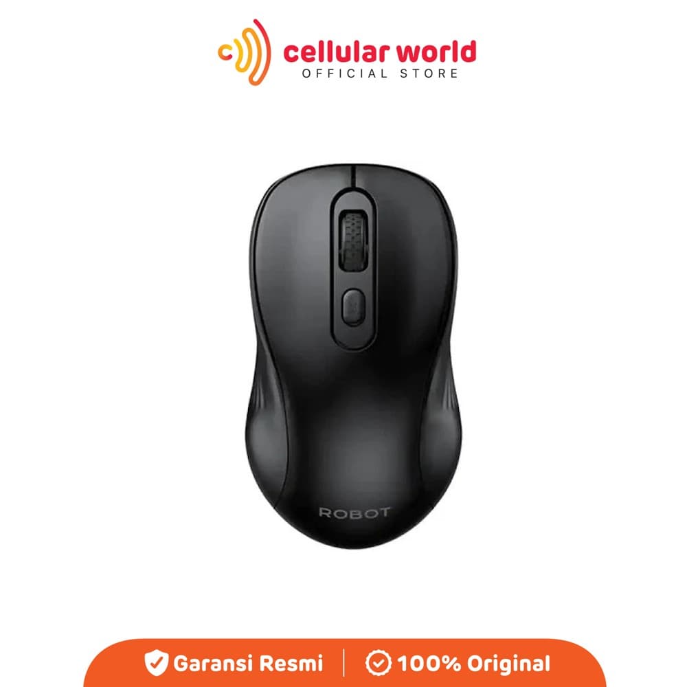 Robot M365 Mouse Wireless Dual Mode Bluetooth 2.4G Silent Click [Garansi Resmi]