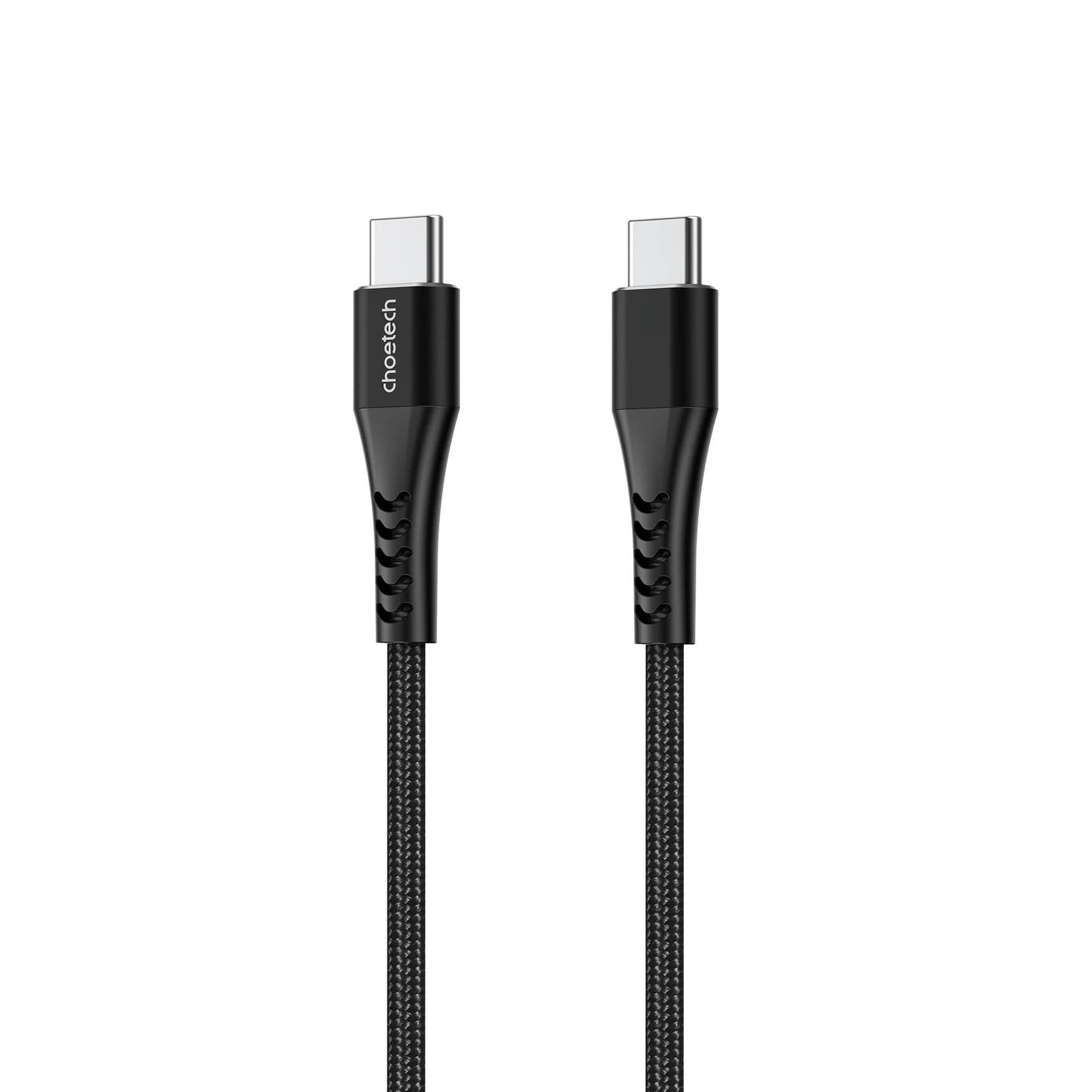 Choetech Kabel Data USB-C to USB-C Fast Charging 240W 5A Black PD 3.1 Fast Charge High Power Cable