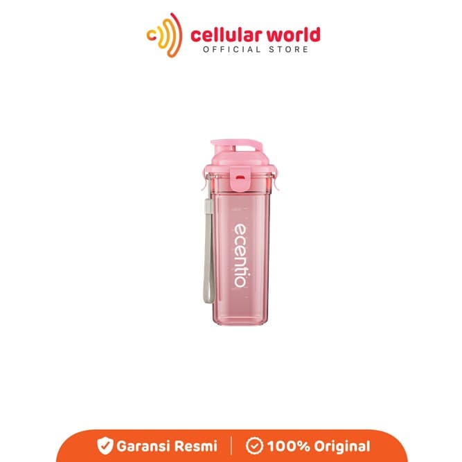 Tumbler Ecentio 500ML Sport Cup with Tea Strainer [Garansi Resmi]