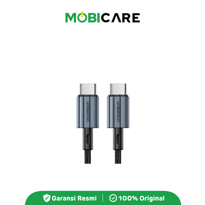 Choetech XCC-1015 Kabel Data USB-C to USB-C Fast Charging 60W 3A 2M Black PD Fast Charge Durable Cable