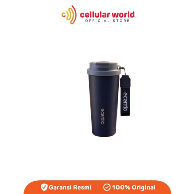 Tumbler Ecentio 530ML Stainless Steel Casual Cup - Blue [Garansi Resmi]