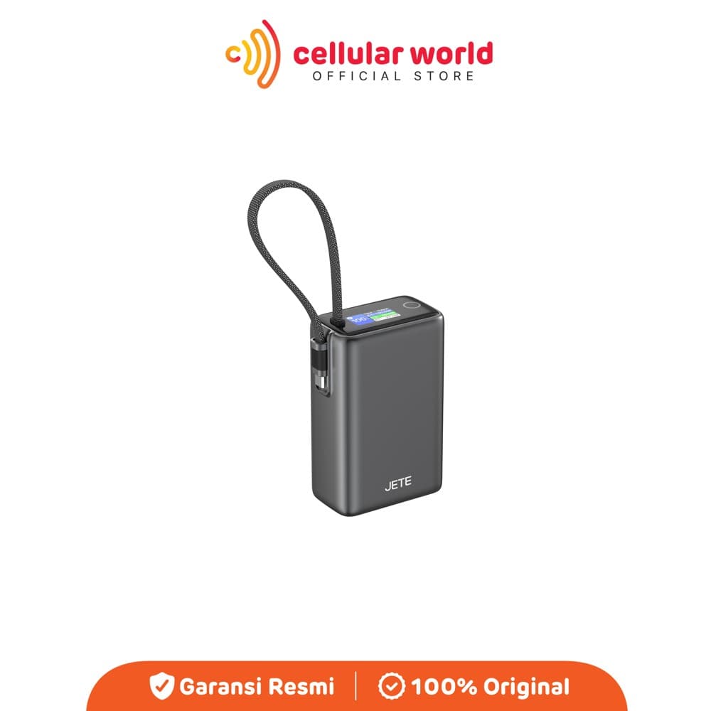 Jete B7 Powerbank 25000mAh 100W Dark Grey [ Garansi Resmi ]