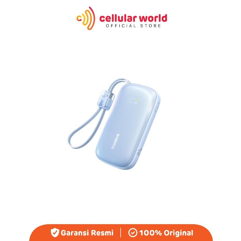 Baseus EnerFill FC21 Qpow 3 Ultra Power Bank 20000mAh 22.5W With CCC [Garansi Resmi]