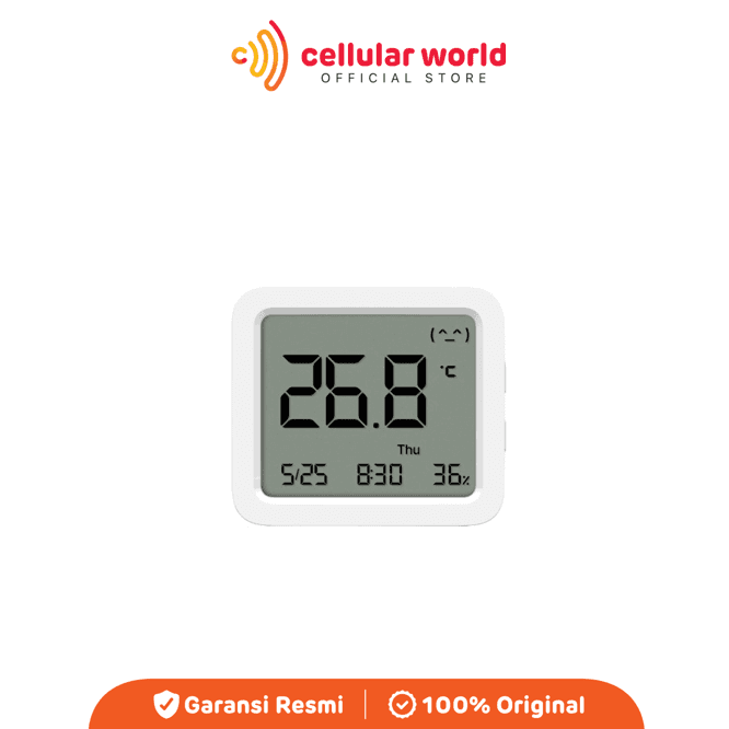 Xiaomi Smart Temperature and Humidity Monitor 3 White [Garansi Resmi]