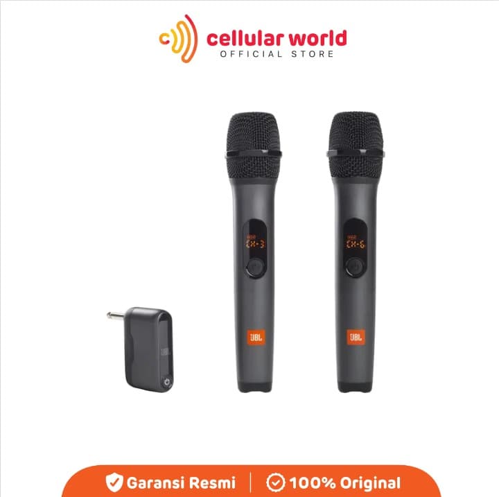 JBL Microphone Wireless-Black [Garansi Resmi]