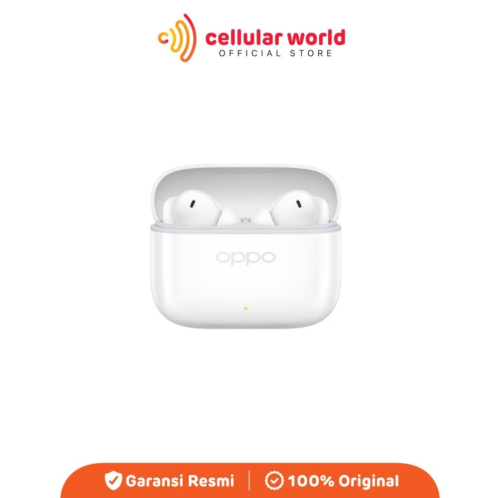 Oppo Enco Buds3 Pro White TWS Bluetooth 5.4 Hi-Res Audio AI ENC 54 Jam Baterai [Garansi Resmi]