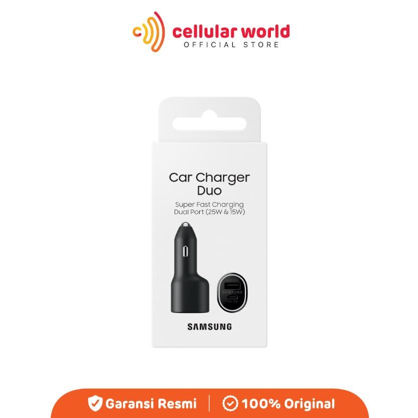Samsung 40W Car Charger Duo [Garansi Resmi]