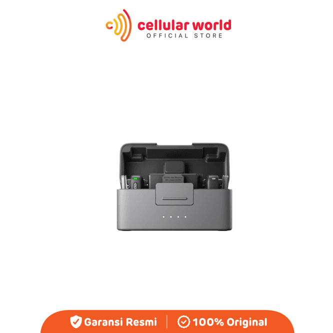 DJI Mic Mini 2 (2 TX + 1 Mobile RX) Wireless Microphone [Garansi Resmi]