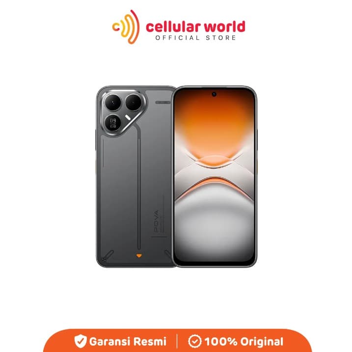 Tecno Pova 8 5G | Android 16, HIOS 16 | 8000 mAh [Garansi Resmi]