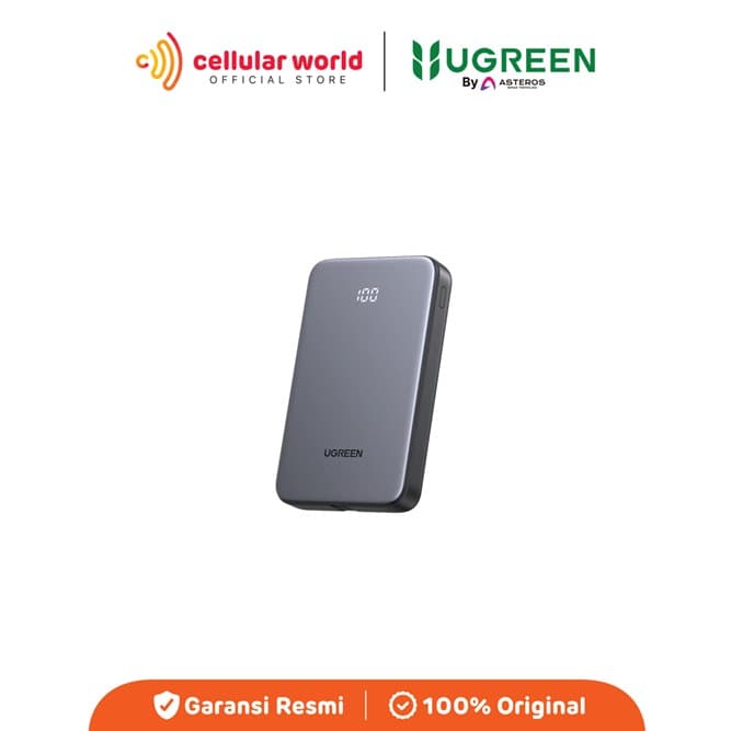 Ugreen Digital Display 20W 10.000mAh Powerbank Black - 75131B [Garansi Resmi]