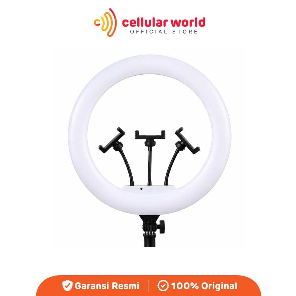 Inbex ILR46 Ring Light LED 46CM 18 Inch 3 Phone Holder Remote Control [ Garansi Resmi ]