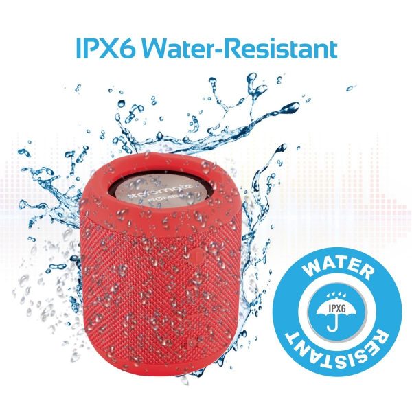 Wireless Bluetooth Speaker Waterproof Merah PROMATE