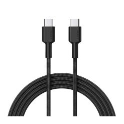 Aukey Kabel Impulse Braided CC USB C to C 0.9M Black