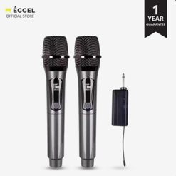 Eggel Microphone Wireless Dual Mic Black