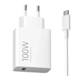 Xiaomi 100W Charging Combo (TYPE-A) EU White Charger Fast Charging GaN USB-A to Type-C