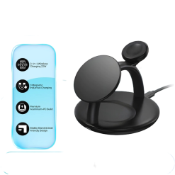 Choetech T587-F 3-in-1 Charging Station | Wireless Inductive Charger